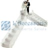 scalinata nuziale bianca