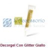 Decorgel con glitter colore giallo