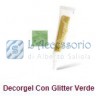 Decorgel con glitter colore verde