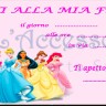 Inviti alle feste Princess