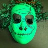 Maschera plastica  Mostro verde con capelli