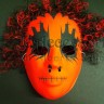 Maschera plastica  Zucca con capelli