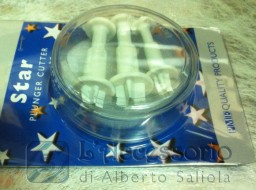 Dolci Stampo ad espulsione stelle 3 grandezze diverse
