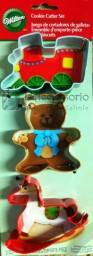 Dolci: Tagliapasta Giochi di natale (3pz)