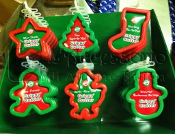 Dolci: Tagliapasta plastica Soggetti natale 6 modelli