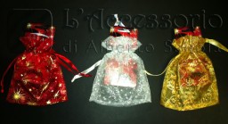 Incarto: sacchetti organza stampata con lacci