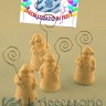 Per la tavola: Segnaposto Babbo in ceramica con spiralina