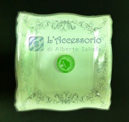 Per la tavola: Piatto Impero argento