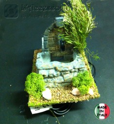 Presepe: Fontanella economica  funzionante con pompa elettrica
