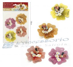 Fiori in ostia 14 x18 cm.con Minni