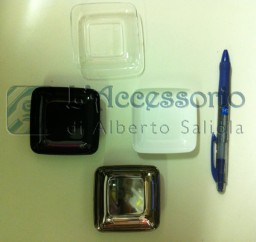 Piattini mini quadrati bassi  4 colori