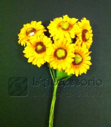 Girasole in polyestere 6pezzi