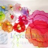 Sacchetto a fazzoletto in organza con lacci