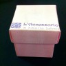 Scatolina cubo 5x5x5 seta rosa