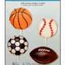 Stampo cioccolecca sport balls 4pz