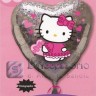 Palloncino in mylar 18 pollici Hallo Kitty cuore