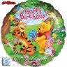 Palloncino in mylar 18 pollici Winnie the Pooh Buon Compleanno