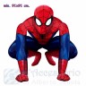 Palloncino in mylar airwalker spiderman