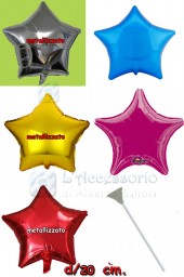 Palloncino in mylar mini shape Stella colori vari