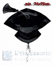 Palloncino in mylar supershape Cappello Laurea