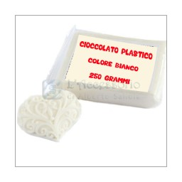 Cioccolato plastico bianco 250 gr.