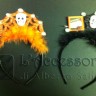 Cerchietto a corona sogg. Halloween (2 mod.)