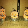 Candele zucca Halloween ghiacciata cm.5 (6pz)