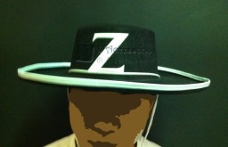 Cappello Zorro adulto mod. superiore
