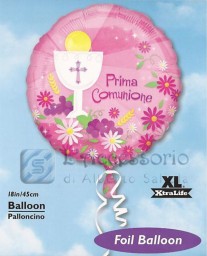 Palloncino in mylar 18 pollici Prima Comunione Lei