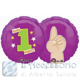 Palloncino mylar 18 pollici 1anno