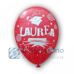 Palloncini in lattice  stampa Laurea